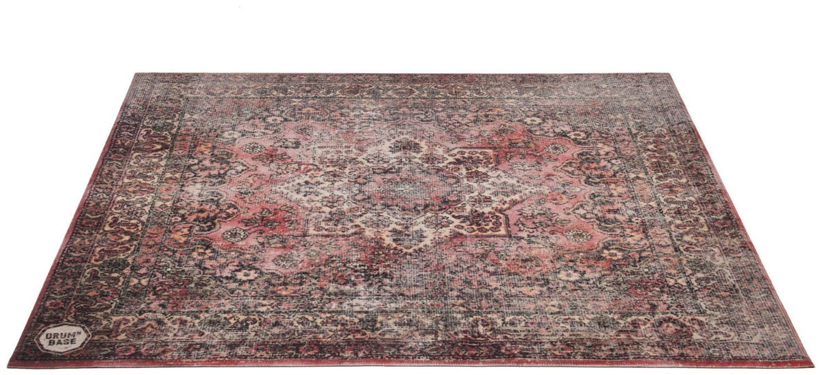 RWP185-ARD - Pro X-Heavy 7kg Road Worn Aged Red Persian - Drum Mat 1.85 x 1.60m