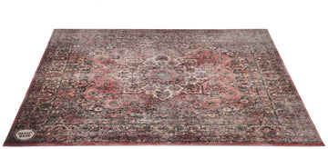 RWP185-ARD - Pro X-Heavy 7kg Road Worn Aged Red Persian - Drum Mat 1.85 x 1.60m