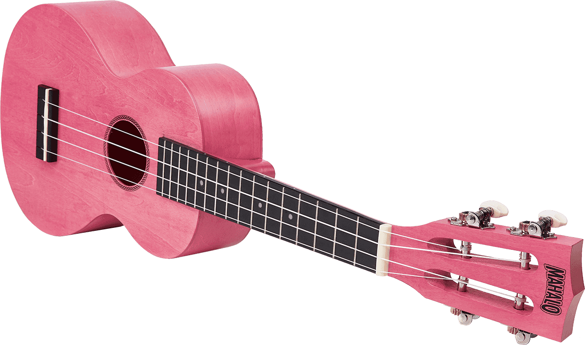 Ukulele Island Concert Coral Pink + Cover