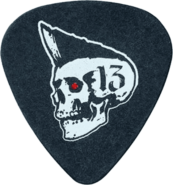 Dunlop 36 x 0,60mm Lucky 13 Series II Black #10 Psychobilly