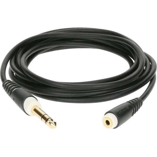 Klotz EXTENSION CABLE BLACK 3M JACK 3P - SOCKET 3P