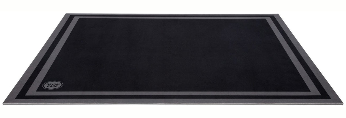 Free Suspension & 27dB Impact Noise Reduction - Drum Mat 1.85 x 1.65m - Stage Black
