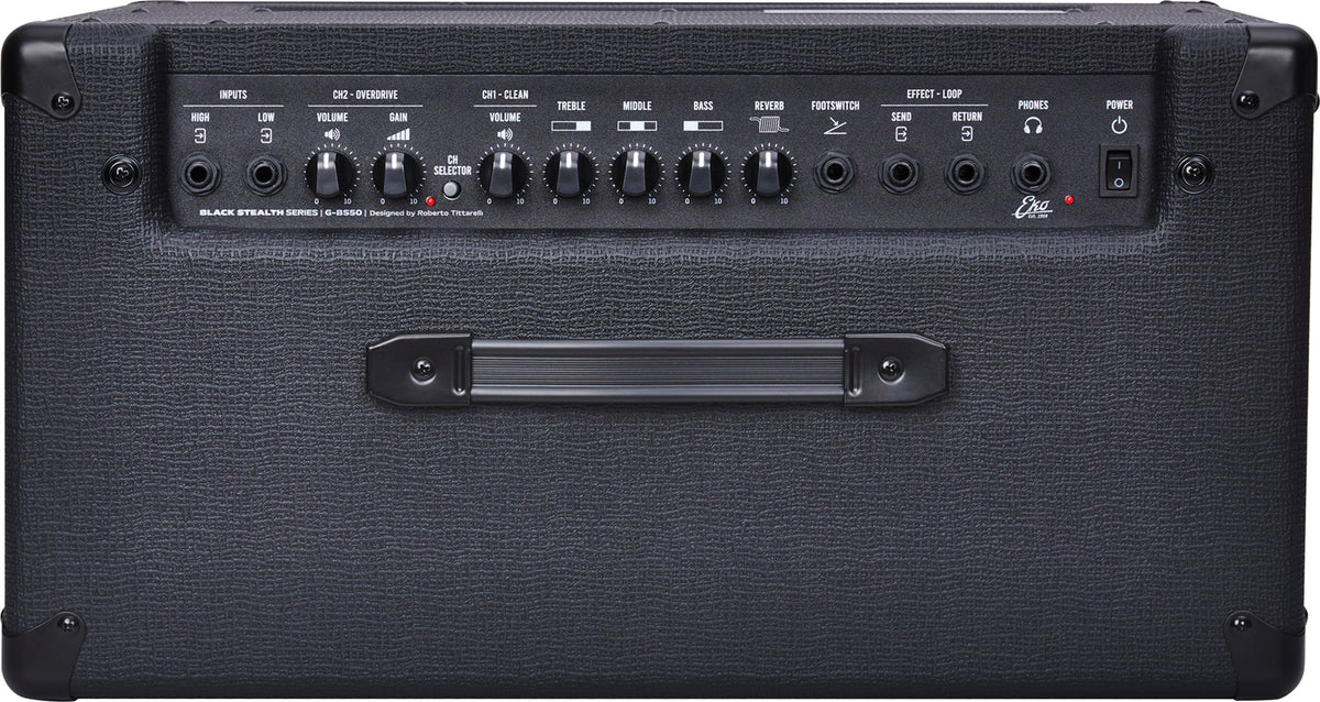 2 channels + FX loop + Reverb - 12" speaker - 50W