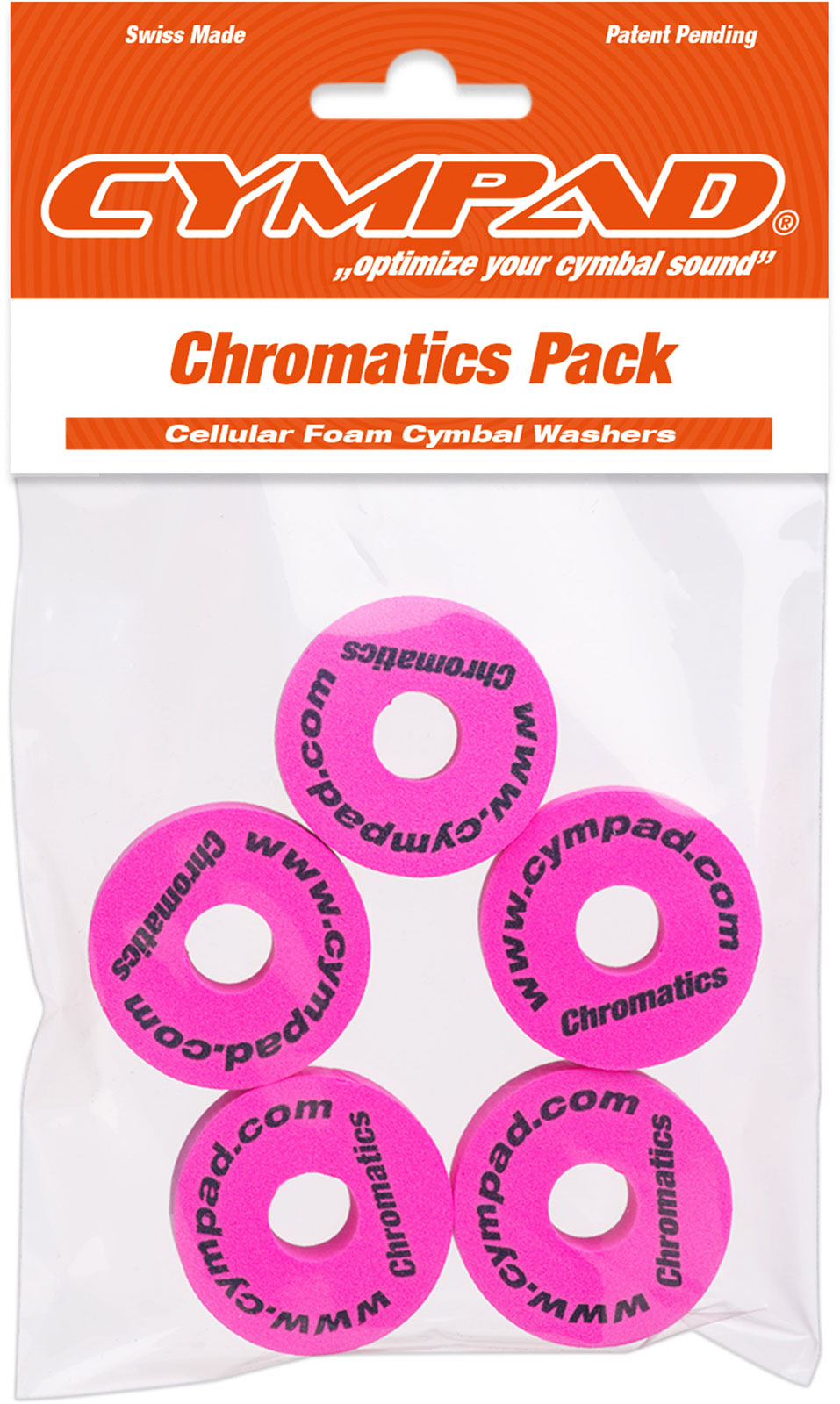 Set of 5 pads CYMPAD CHROMATICS Rose