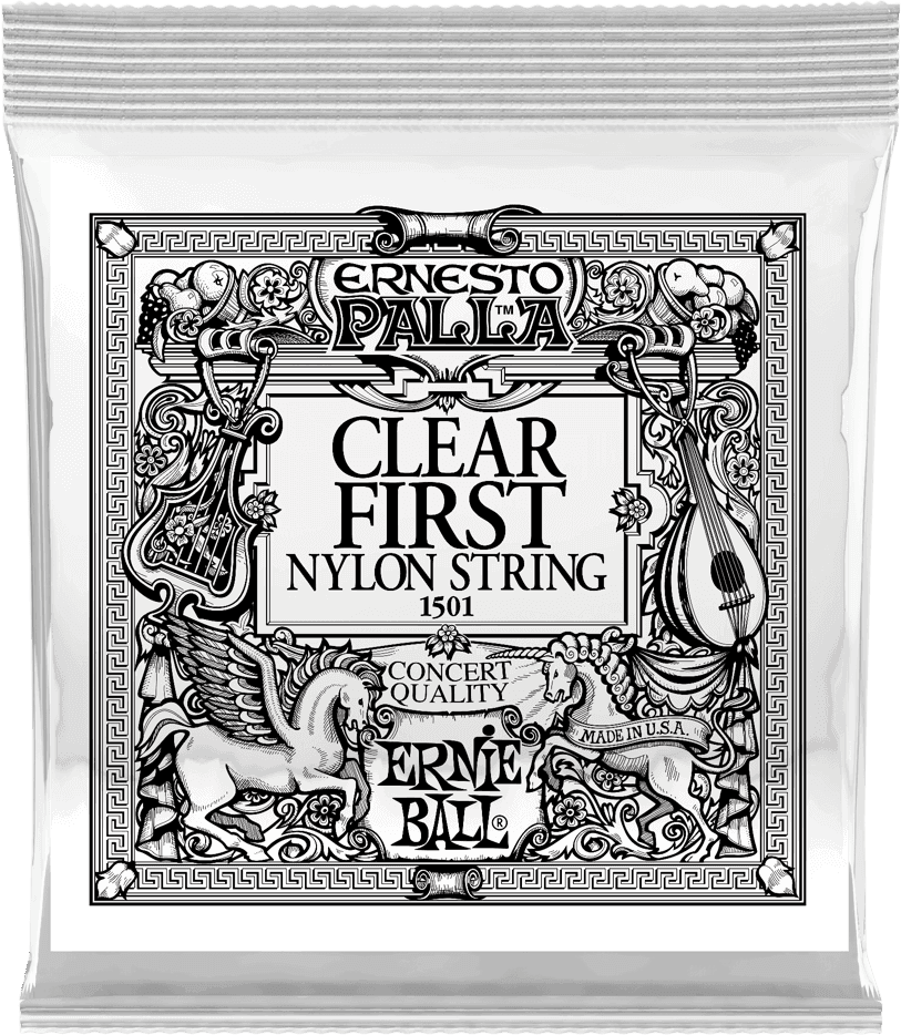 CLEAR 1ST ERNESTO PALLA NYLON CLASSICAL GUITAR STRINGS