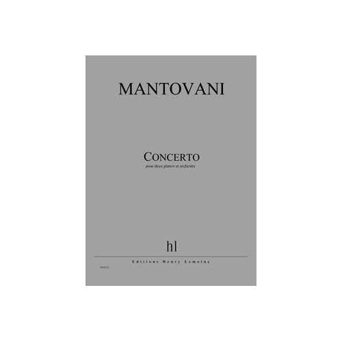Jobert Mantovani - Concerto Pour Deux Pianos - 2 Pianos et Orchestre