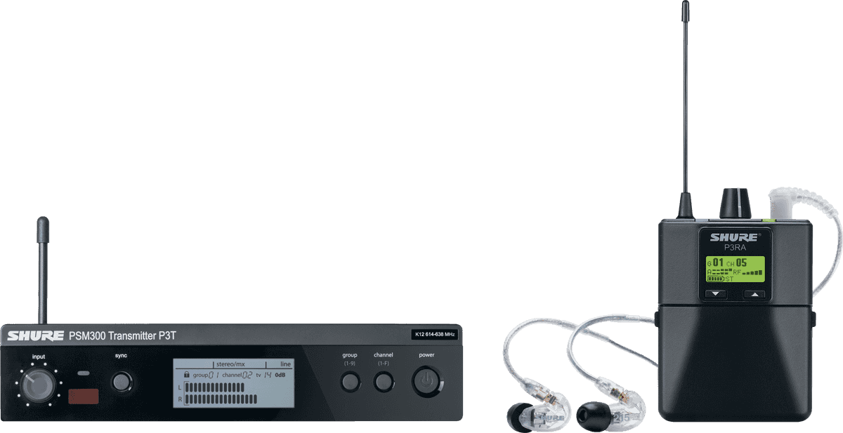 Shure Wireless in-ear systems