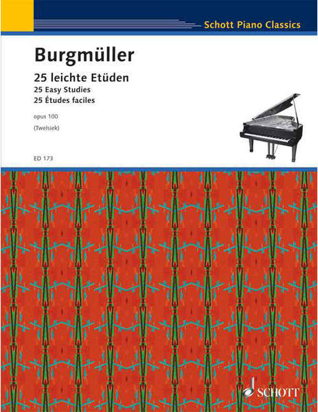 Schott Burgmüller - 25 Etudes Faciles Op. 100 - Piano