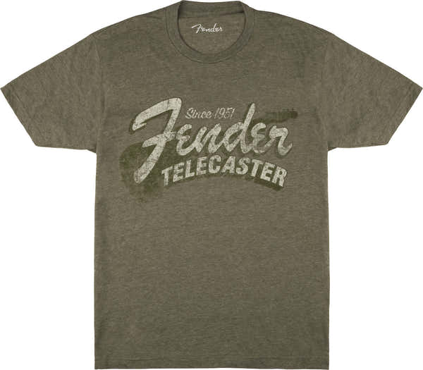 Fender Since 1951 Telecaster T-Shirt Military Heather Green M