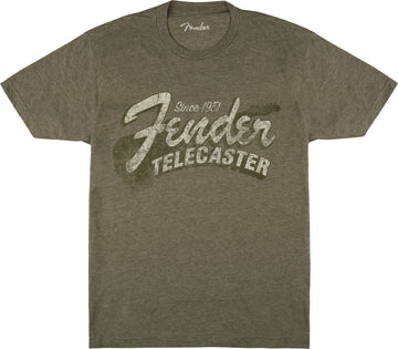Fender Since 1951 Telecaster T-Shirt Military Heather Green M