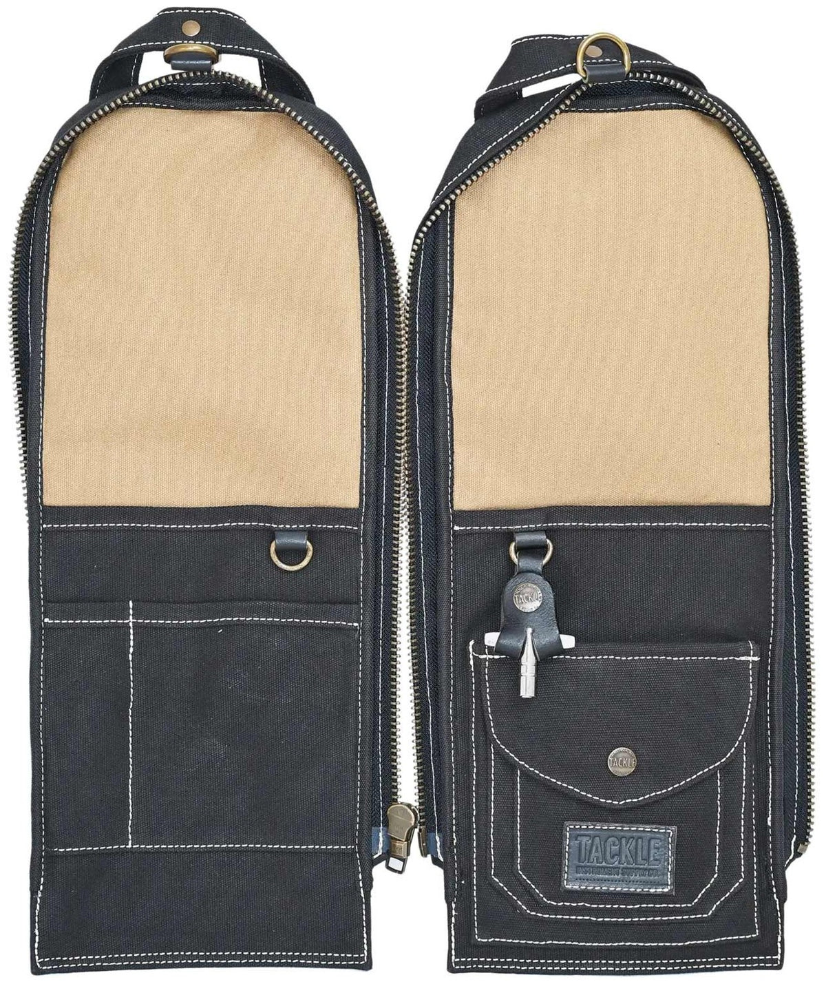 Waxed Canvas Modular Stick Case - Black