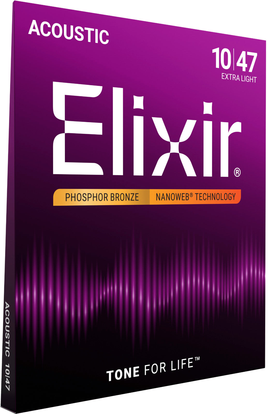 Elixir ACOUSTIC PHOSPHORE BRONZE EXTRA LIGHT 10 14 23 30 39 47