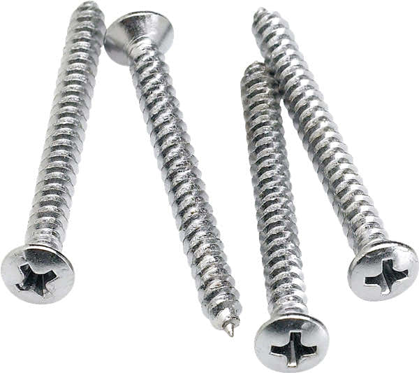 Neck Mounting Screws (4) (chrome)