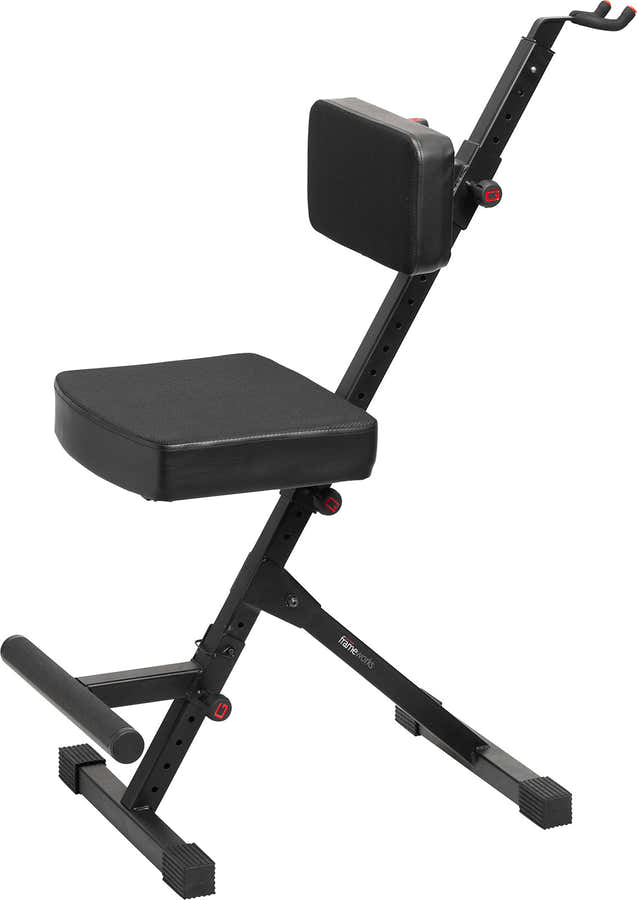 Deluxe Adjustable Guitar Seat and Stand