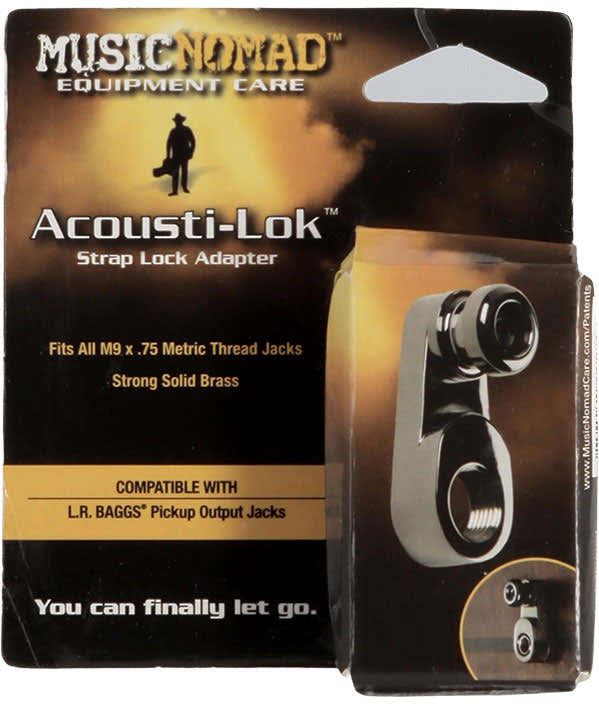 B-Stock / Acousti-Lok strap lock for metric jack M9 x .75