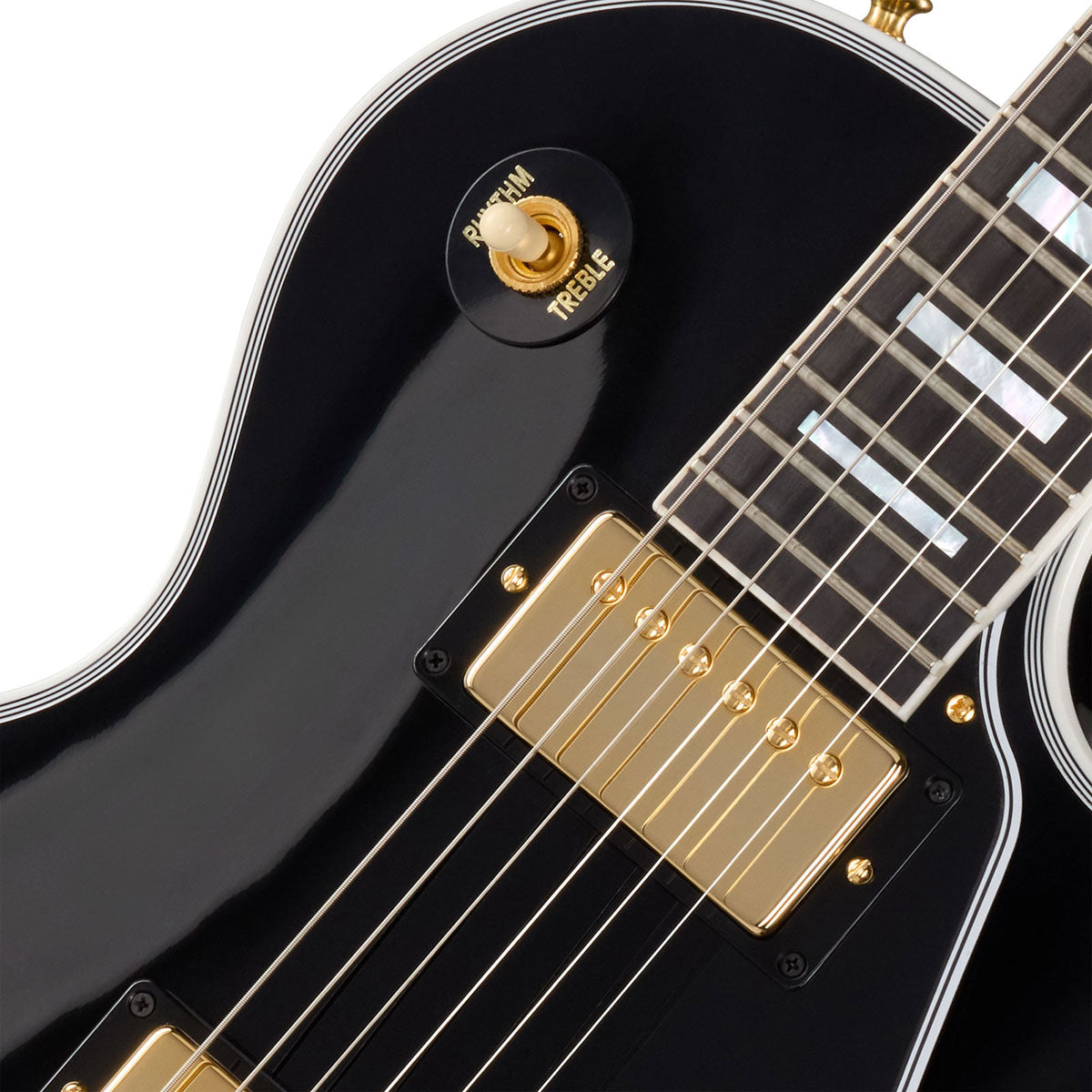 Les Paul Custom Long Scale Ebony Modern