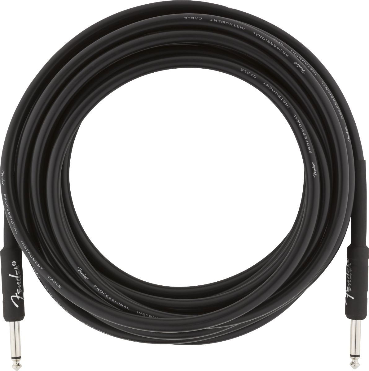 PROFESSIONAL INSTRUMENT CABLE STRAIGHT/STRAIGHT 18.6' BLACK