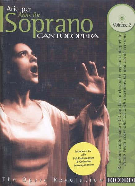 Ricordi CANTOLOPERA: ARIE PER SOPRANO VOL 2 + CD - CHANT ET PIANO