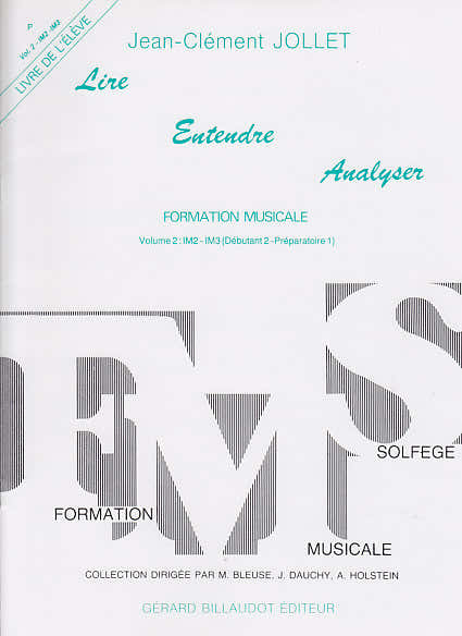 Billaudot Jollet JEAN-clement - Lire Entendre Analyser Vol.2 (eleve)