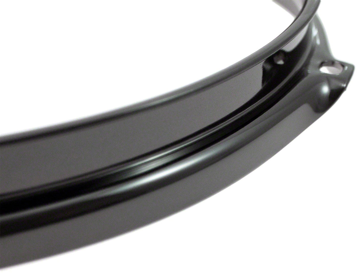 H30-12-6BK - 12" 6 Holes Black 3.0mm Super Triple Flange Drum Hoop