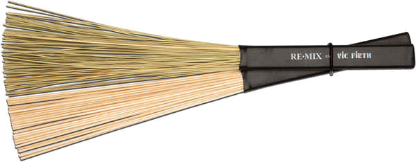 Vic Firth RMP RE.MIX BRUSHES 2 PAIRS COMBO PACK (GRASS & BIRCH)