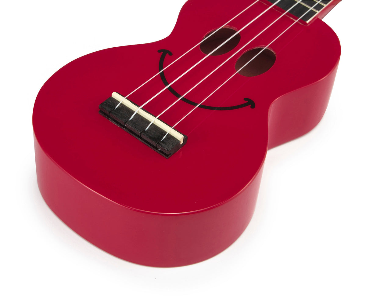 Gmh Usmile-Rd Ukulele Red Smile + Gigbag