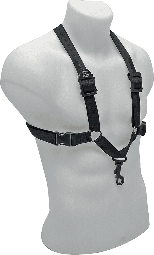 S43SH - ALTO / TENOR SAXOPHONE MALE XL SIZE HARNESS (SNAP HOOK)