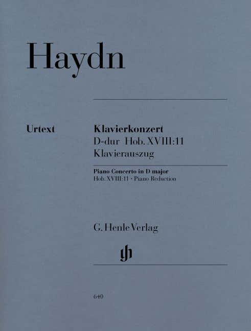 Haydn J. - Concerto For Piano (harpsichord) And Orchestra D Major Hob. Xviii:11