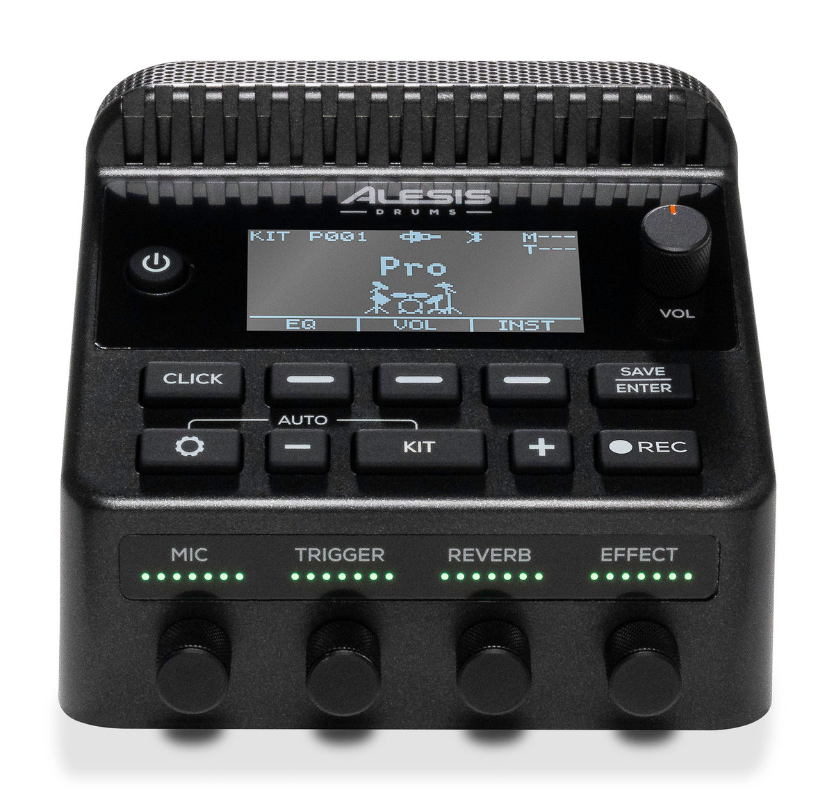 All-in-one recording and streaming module for acoustic drums, USB-C