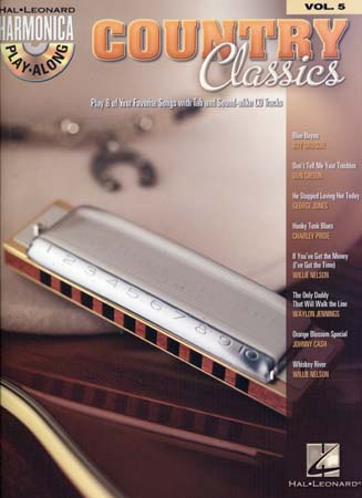 Harmonica Play Along Vol.5 - Country Classics + CD - Harmonica