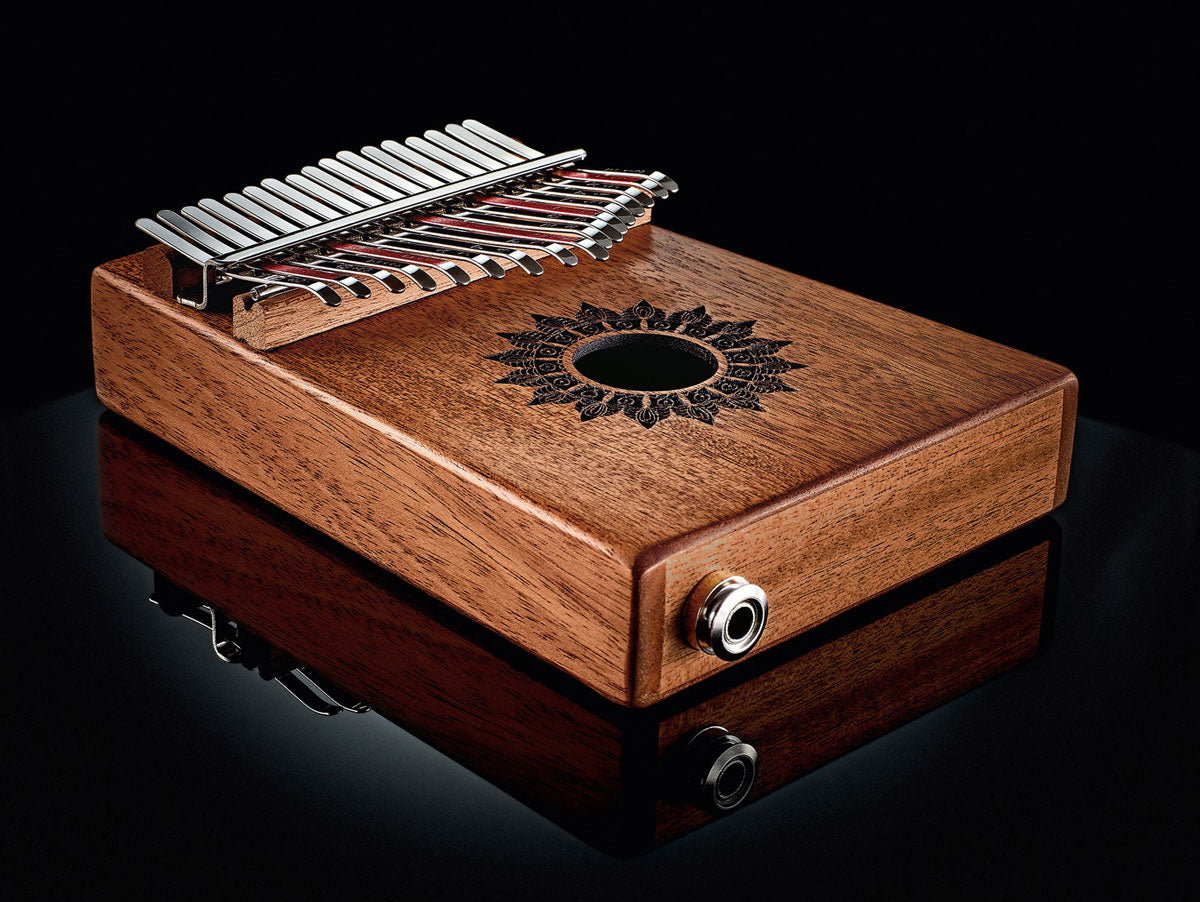 MEINL SONIC ENERGY SOUNDHOLE PICKUP KALIMBA 17 NOTES MAHOGANY