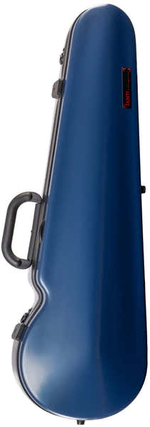 4/4 HIGHTECH CONTOURED VIOLIN CASE - AZURE BLUE