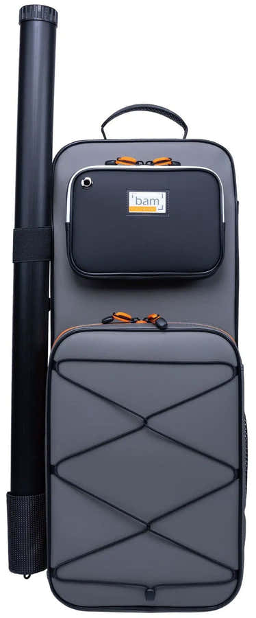 4/4 COMPACT PEAK PERFORMANCE VIOLIN CASE - BLACK GREY