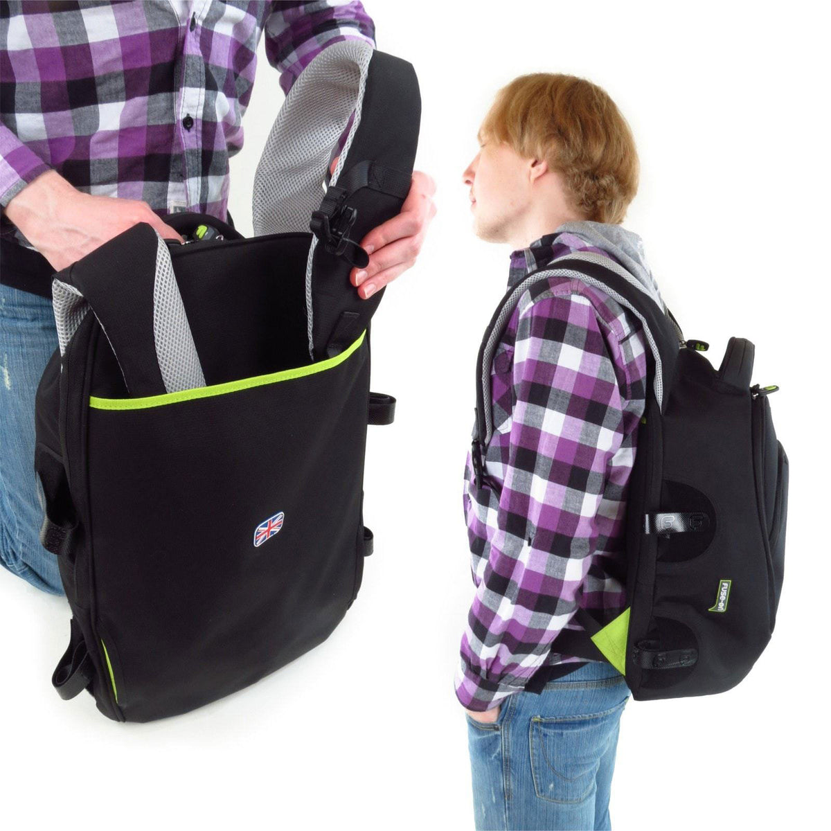 UA-03-BK URBAN LARGE FUSE-ON BAG LBACK