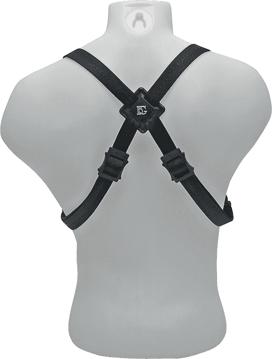 S43SH - ALTO / TENOR SAXOPHONE MALE XL SIZE HARNESS (SNAP HOOK)