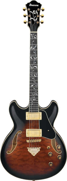 AS93QMSP-DBS Dark Brown Sunburst Artcore Expressionist