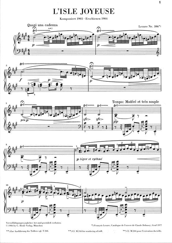 Debussy C. - L'isle Joyeuse
