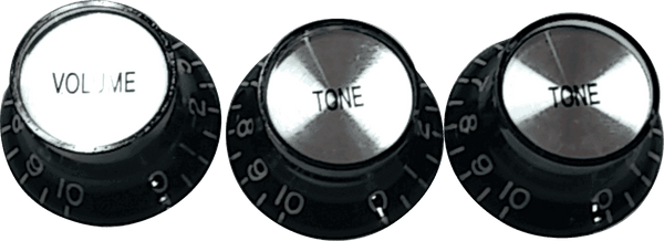 Adjustment Knobs SG per 3 Black (1 Volume and 2 Tone)