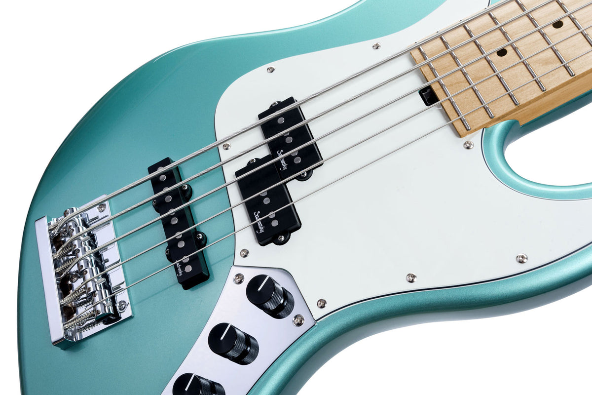 Metroexpress 21 Hybrid Pj 5 String - Sage Grn Metallic,Maple