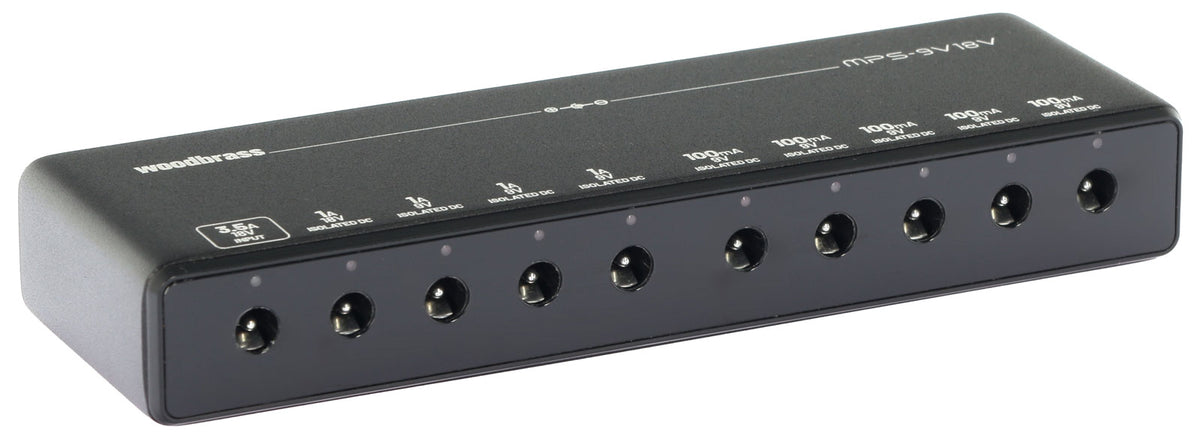 MPS-9V18V, Slim Power Supply for 9 Pedals