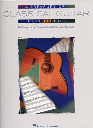 Hal Leonard Treasury Of Classical Guitar Répertoire - Guitar Tab