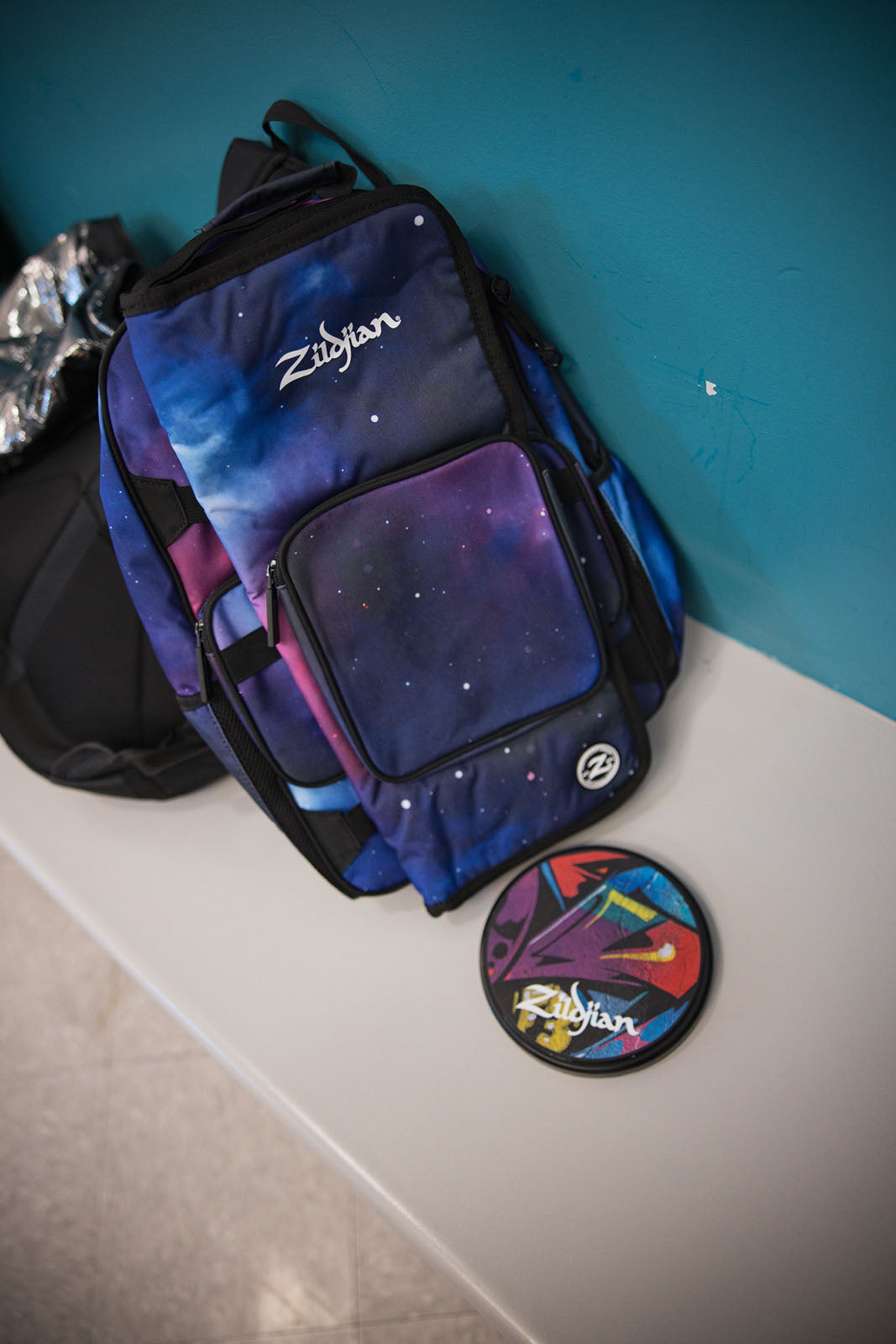 Student Backpack Purple Galaxy