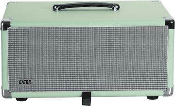 WOODEN RACK 4U VINTAGE AMP SURF GREEN