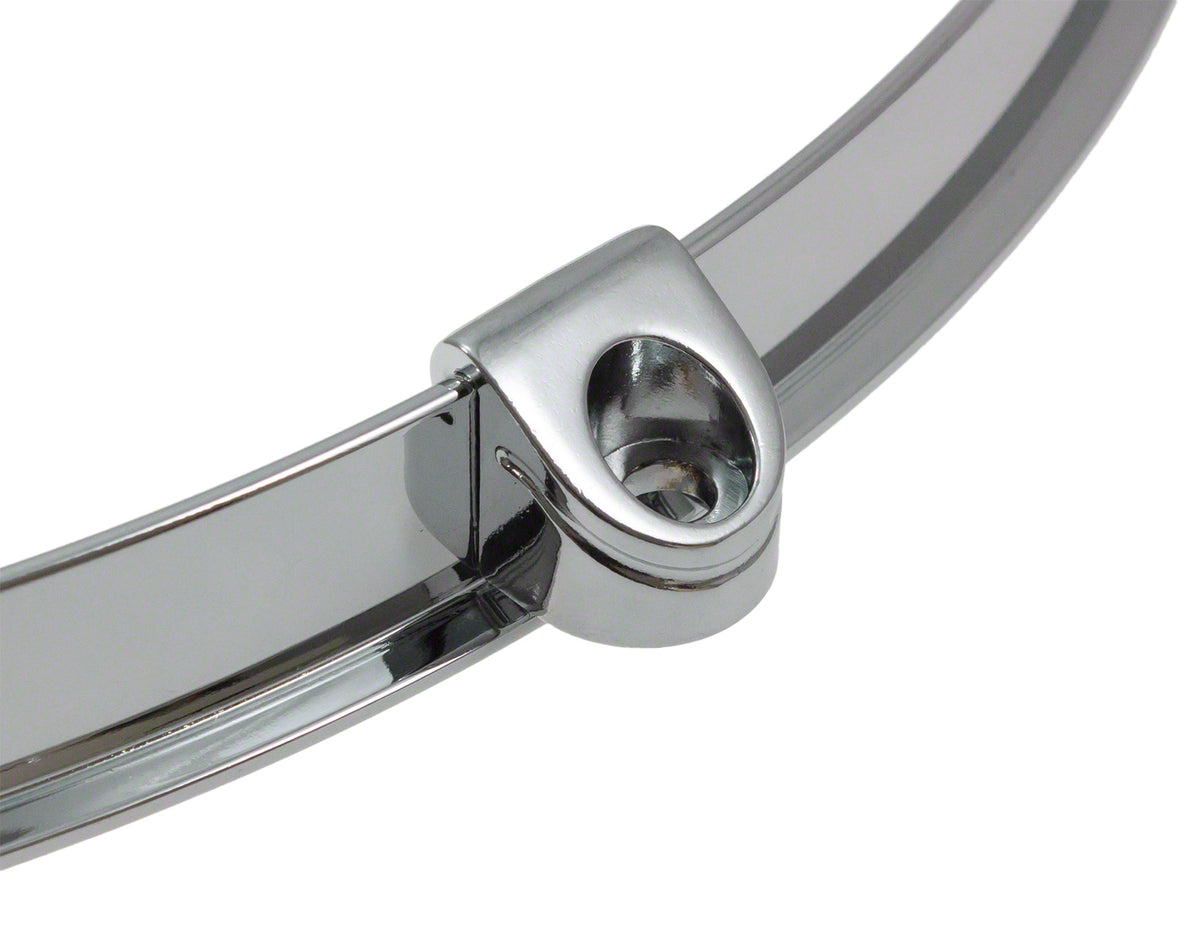 HSFL23-13BR - 13" BRASS 2.3MM STEEL SINGLE FLANGE DRUM HOOP