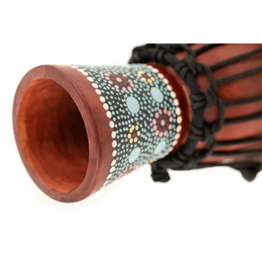 DJEMBE XX SMALL RED FLOWER