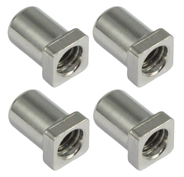 SN-SQ-12B - Chimney 12mm Square Head - Brass (X4)