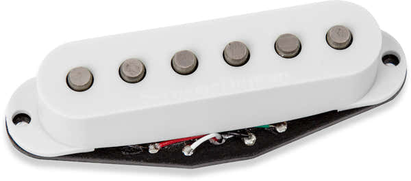 Seymour Duncan MICRO SIMPLE HOT CHICKEN STRAT STACK BRIDGE BLANC