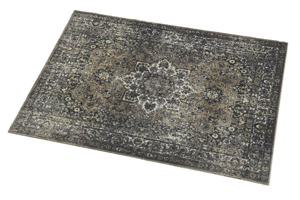 VPA-GRN Mat Vintage Persian Club Series 80 X 60CM Non-Slip Green