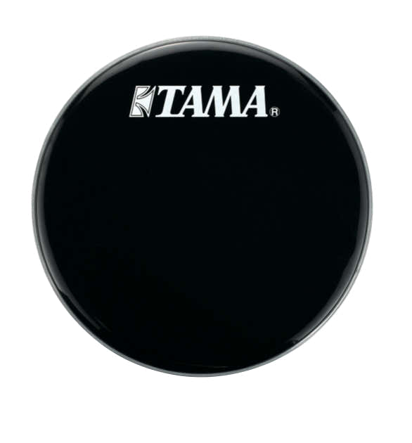 BK24BMWS - HEAD RESONNANT BLACK 24"  LOGO TAMA