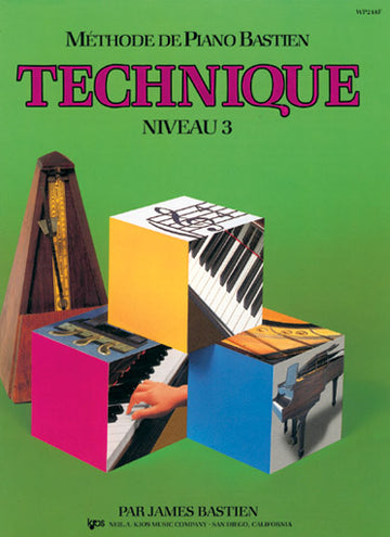 Methode De Piano Bastien - Technique Niveau 3